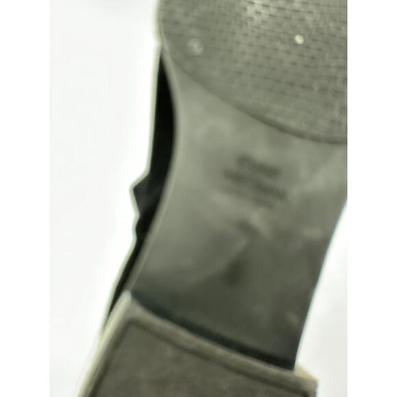 Stuart Weitzman Black Suede Allgood Low Heel Knee Boot 7.5 - Picture 5 of 9